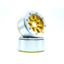 Metsafil Beadlock Wheels PT-Hammer Gold/Silver 1.9 MT5040GOS