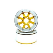 Llantas beadlock PT-Hammer oro/plata Metsafil MT5040GOS