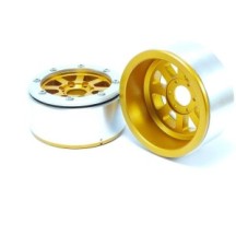 Metsafil Beadlock Wheels PT-Hammer Gold/Silver 1.9 MT5040GOS