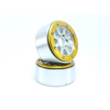 Metsafil Beadlock Wheels PT-Hammer Silver/Gold 1.9 MT5040SGO