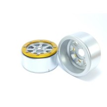 Metsafil Beadlock Wheels PT-Hammer Silver/Gold 1.9 MT5040SGO