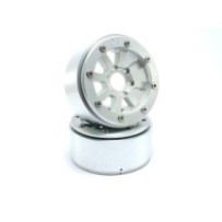 Metsafil Beadlock Wheels PT-Hammer Silver/Silver 1.9 MT5040SS