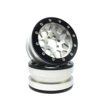 Metsafil Beadlock Wheels PT-Mesh Silver/Black 2.2 MT2210SB