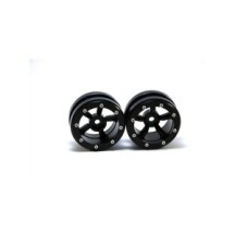 Metsafil Beadlock Wheels PT-Safari Black/Black 1.9 (2 pcs) MT0010BB