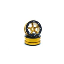 Metsafil Beadlock Wheels PT-Safari Gold/Black 1.9 MT0010GOB