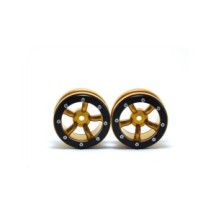 Metsafil Beadlock Wheels PT-Safari Gold/Black 1.9 MT0010GOB
