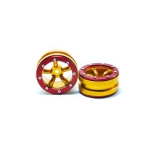 Llantas beadlock PT-Safari oro/rojo Metsafil MT0010GOR