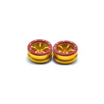 Metsafil Beadlock Wheels PT-Safari Gold/Red 1.9 MT0010GOR