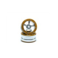 Metsafil Beadlock Wheels PT-Safari Silver/Gold 1.9 MT0010SGO