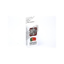 Metsafil Beadlock Wheels PT-Safari Silver/Red 1.9 (2 pcs) MT0010SR
