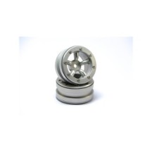Metsafil Beadlock Wheels PT-Safari Silver/Silver 1.9 (2 pcs) MT0010SS
