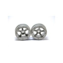 Metsafil Beadlock Wheels PT-Safari Silver/Silver 1.9 (2 pcs) MT0010SS