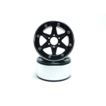 Llantas Beadlock Metsafil PT-Sixstar negro/negro MT5010BB