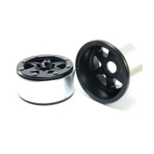 Metsafil Beadlock Wheels PT-Sixstar Black/Black 1.9 MT5010BB