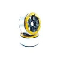 Metsafil Beadlock Wheels PT-Sixstar Black/Gold 1.9 MT5010BGO