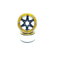 Llantas Beadlock Metsafil PT-Sixstar negro/dorado MT5010BGO