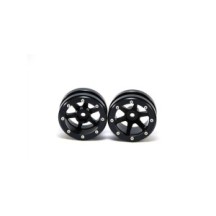 Metsafil Beadlock Wheels PT-Slingshot Black/Black 1.9 (2 pcs) MT0030BB