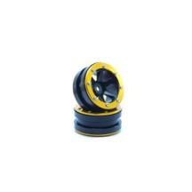Metsafil Beadlock Wheels PT-Slingshot Black/Gold 1.9 MT0030BGO