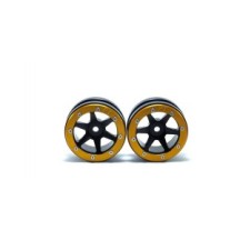 Metsafil Beadlock Wheels PT-Slingshot Black/Gold 1.9 MT0030BGO