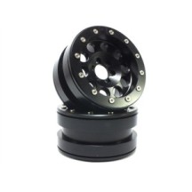 Llantas Beadlock Metsafil PT-Revolver negro/negro 2.2 2 piezas MT2220BB