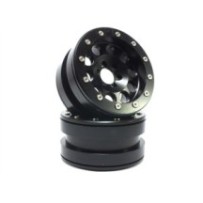 Llantas Beadlock Metsafil PT-Revolver negro/negro 2.2 2 piezas MT2220BB