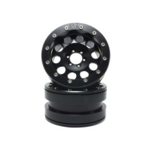 Llantas Beadlock Metsafil PT-Revolver negro/negro 2.2 2 piezas MT2220BB