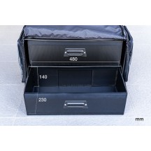 Koswork 1/10 Dual Drawer PP Frame Touring / Drift Car Bag (1/10 Touring, 2 Large) KOS32253PP