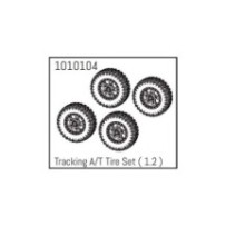 Absima 1.2 Tracking A-T Wheel Set - PRO Crawler 1:18 (4) HBP240237