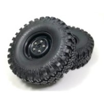 Absima 1.9 Crawler Wheel Set with standard sponge 114mm (2) 2500035