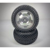 Absima 1:10 Alu. Buggy Wheel Set 2WD-4WD BLOCK rear 12mm Hex (2) 2500024