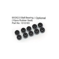 Absima 6X3X2.5 Ball Bearing ( 10pcs Rubber Seal ) HBP240365