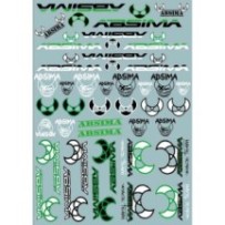 Absima sticker sheet 2024 - A4 9030047