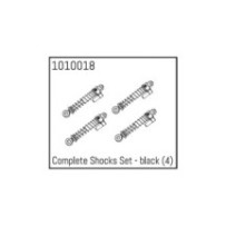 Absima Complete Shocks Set - black (4) 1010018 AB240012-BL