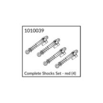 Absima Complete Shocks Set - red (4) HBP240012