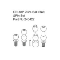 Absima CR-18P 2024 Ball Stud & Pin Set HBP240422