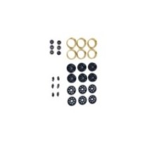 Absima CR-18P 6X6 1.2 Steelie Bead Lock Wheel ( Black ) HBP240480