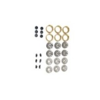 Absima CR-18P 6X6 1.2 Steelie Bead Lock Wheel ( Silver ) HBP240479