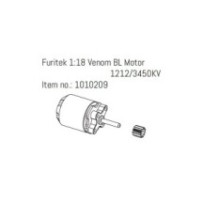 Absima Furitek 1:18 Venom BL Motor 1212-3450KV HBP240389