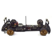 Absima Magnetic body mount system black (unit) 2440041