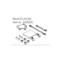 Absima Mount & Link Set - GOAT HBP240318