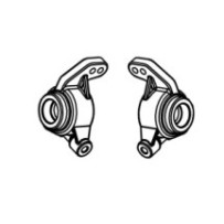 Absima Rear Hubs L-R 1610105