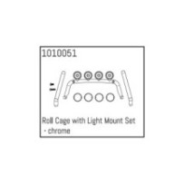 Absima Roll Cage with Light Mount Set - chrome HBP240161