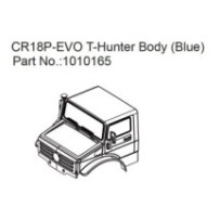 Absima T-Hunter PC Body (blue) - EVO 1:18 HBP240358