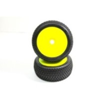 Absima Wheel Set Buggy Disc yellow 1:8 (2) 2520021