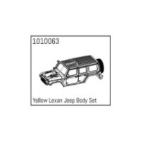 Absima Yellow Lexan Wrangler Body Set HBP240157
