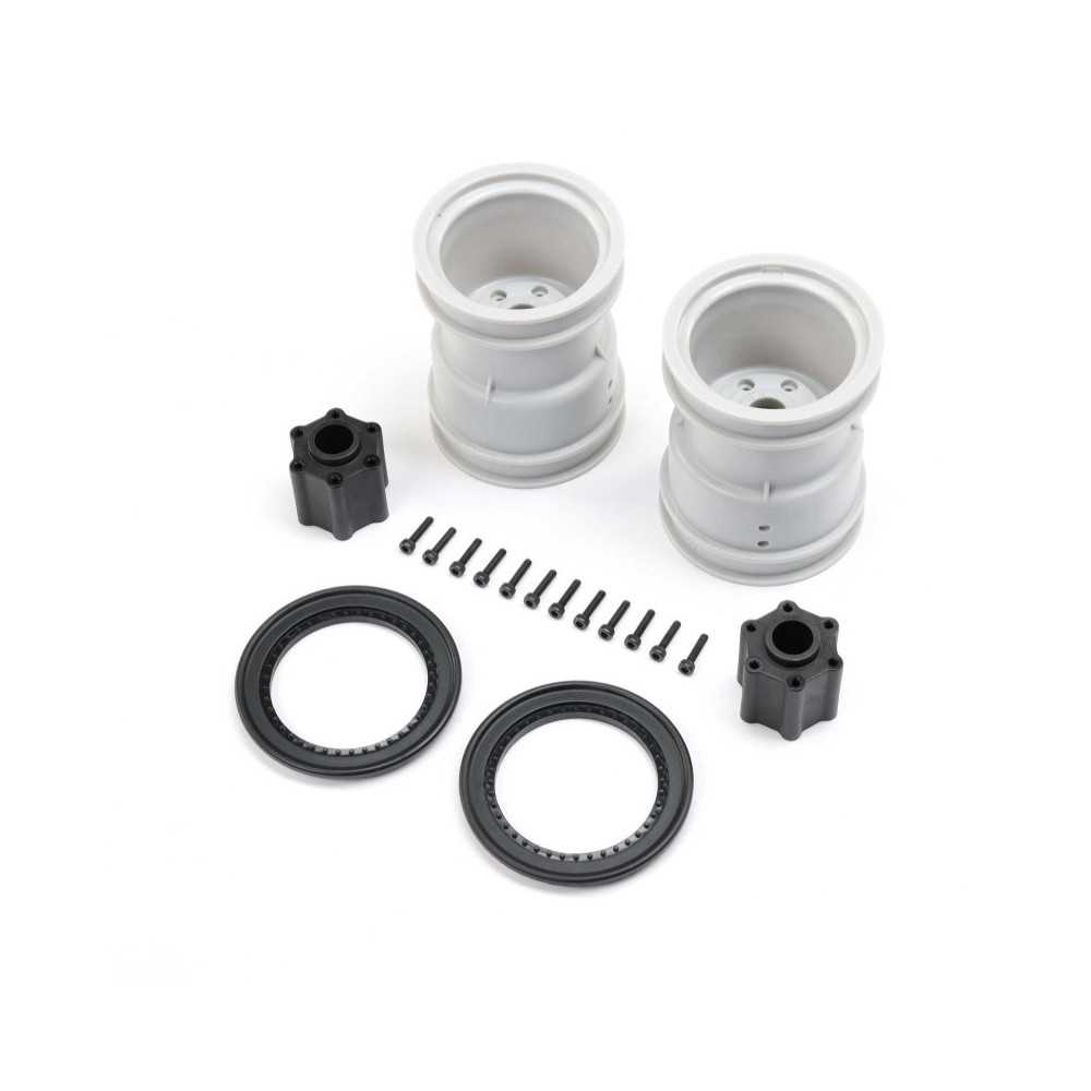 Llantas 2.6 beadlock negras LMT 2.0 Losi LOS-1816 Llantas 2.6 beadlock negras LMT 2.0 Losi LOS-1816