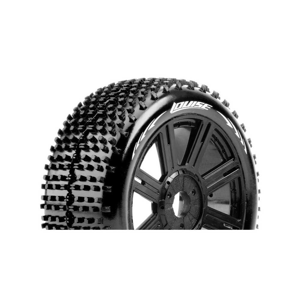 Louise RC B-HORNET 1-8 Buggy Tire Set Mounted Soft Black Spoke Wheels Hex 17mm LR-T3150SB Louise RC B-HORNET 1-8 Buggy Tire Set Mounted Soft Black Spoke Wheels Hex 17mm LR-T3150SB
