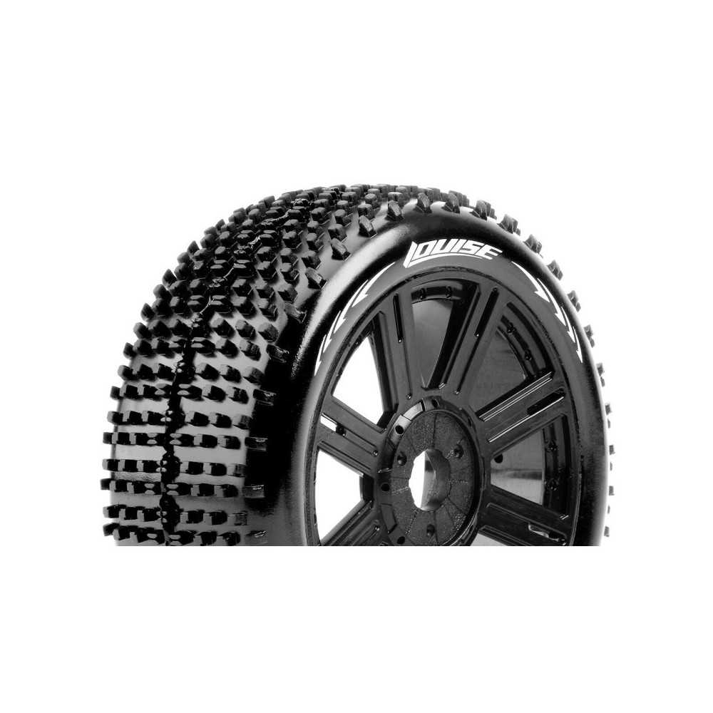 Louise RC B-HORNET 1-8 Buggy Tire Set Mounted Super Soft Black Spoke Wheels Hex 17mm LR-T3150VB Louise RC B-HORNET 1-8 Buggy Tire Set Mounted Super Soft Black Spoke Wheels Hex 17mm LR-T3150VB