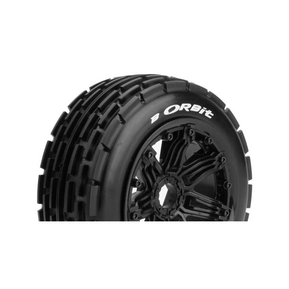 Louise RC B-ORBIT 1-5 Buggy Tire Set Mounted Sport Black Bead-Lock Wheels Hex 24mm Front LR-T3265B Louise RC B-ORBIT 1-5 Buggy Tire Set Mounted Sport Black Bead-Lock Wheels Hex 24mm Front LR-T3265B