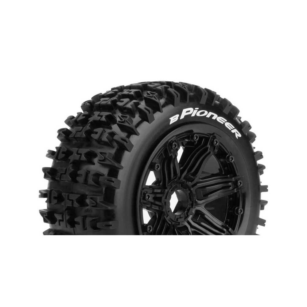 Louise RC B-PIONEER 1-5 Buggy Tire Set Mounted Sport Black Bead-Lock Wheels Hex 24mm Front LR-T3267B Louise RC B-PIONEER 1-5 Buggy Tire Set Mounted Sport Black Bead-Lock Wheels Hex 24mm Front LR-T3267B